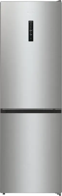 Холодильник Gorenje NRK619CA2XL4 с системой No Frost MultiFlow 360°, инверторный компрессор, объем 300 л, цвет нержавеющая сталь, 185x60x59.2 см