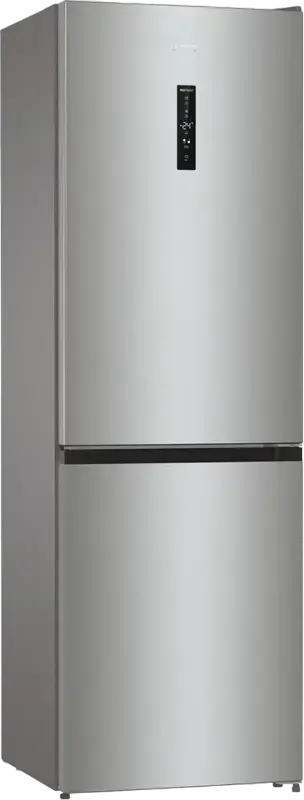 Холодильник Gorenje NRK619CA2XL4 с системой No Frost MultiFlow 360°, инверторный компрессор, объем 300 л, цвет нержавеющая сталь, 185x60x59.2 см