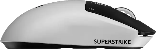 Logitech PRO X2 Superstrike Wireless Gaming Mouse, HERO 2 Sensor, 44,000 DPI, 8,000 Hz Polling Rate, 61g Lightweight, Right-handed, Windows MacOS