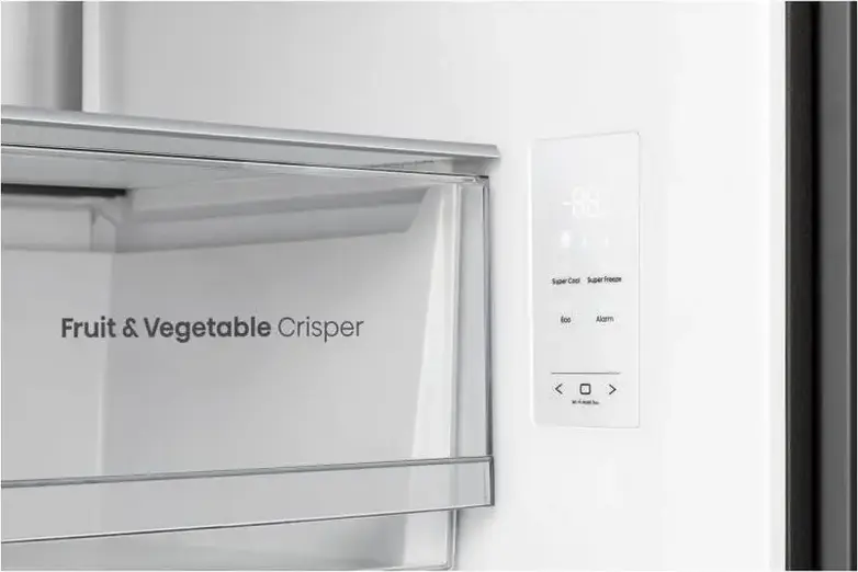 Frigider Hisense RQ5P470SMFE Cross Door, Capacitate Netă 482L, Total No Frost, Dual-Tech Cooling, Dispenser Apă, Negru, Control Wi-Fi ConnectLife