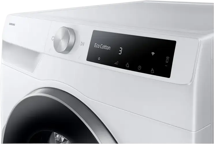 Uscător de rufe cu pompă de căldură Samsung DV90DG6845LEU4, Capacitate 9 kg, Clasa Energetică A, Tehnologie AI Dry+ Multi-Senzor, AI Control, Alb/Negru