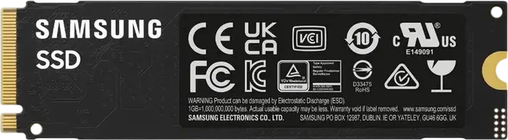 Samsung 990 EVO Plus 1TB M.2 2280 NVMe PCIe Gen 4.0 x4 / Gen 5.0 x2 SSD MZ-V9S1T0B, Up to 7250MB/s Read, 6300MB/s Write, Intelligent TurboWrite 2.0