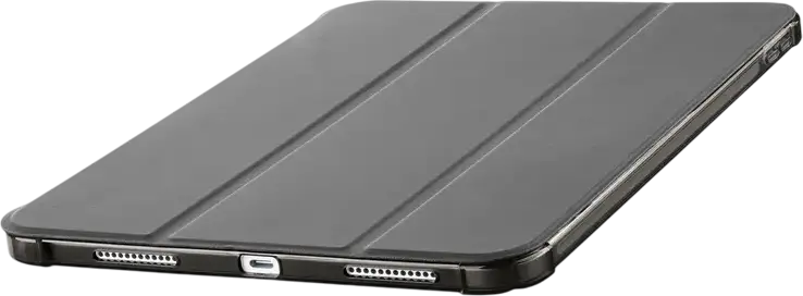 Чехол Cellularline Folio Pro для iPad Air 11" (2024), из искусственной кожи с держателем для стилуса и функцией автосна, черный
