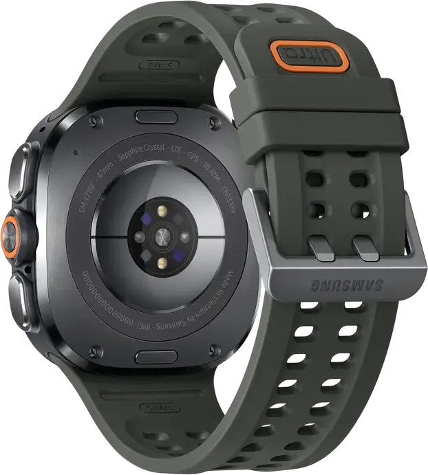 Samsung Galaxy Watch Ultra 2 Smartwatch, 47mm Titanium Case, Silver, 1.52" Super AMOLED, Snapdragon Wear Elite, 64GB, 800mAh, 10 ATM, IP69K, Wear OS 7, LTE