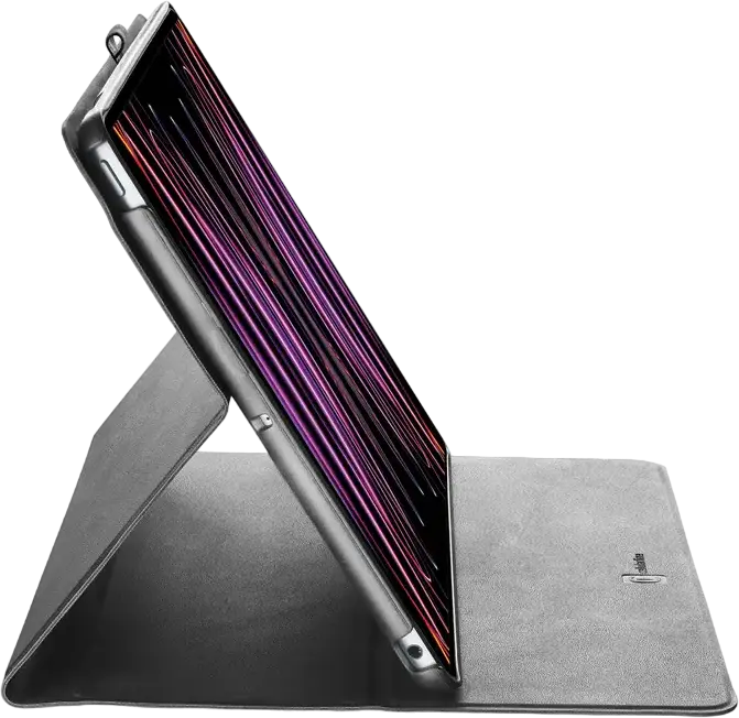 Чехол Cellularline Folio для iPad Pro 12.9 (2024) и iPad Pro 13 M4/M5, FOLIOIPADPRO24129K, из искусственной кожи, функция автосна, черный