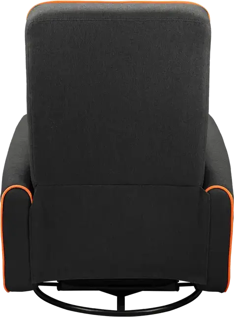 Sofa Gaming Cougar FIDOM cu reclinare, rotire și balansare, Negru | Portocaliu, Sistem Trimotion, Inimitație In respiratorie, Suport 150kg, 750x940x1030mm