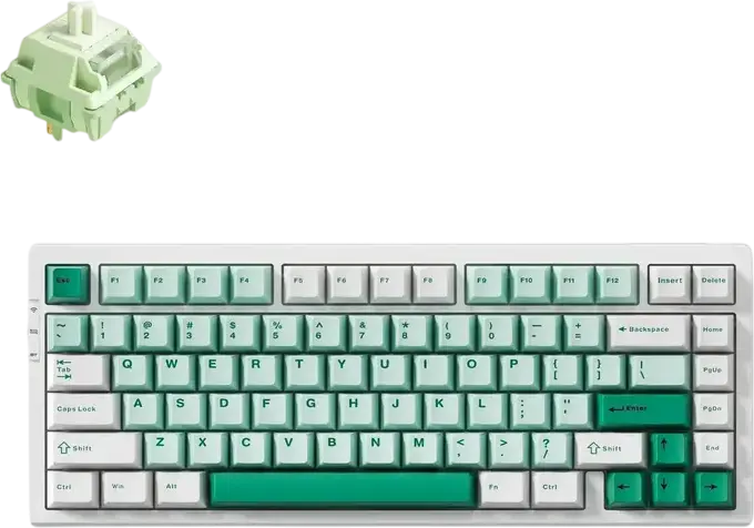 Tastatură MCHOSE G75 Pro, Cu fir / Fără fir, Verde
