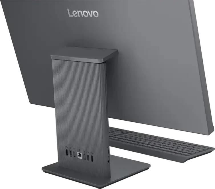 PC All-in-One Lenovo IdeaCentre AIO 3 27IRH9, Intel Core i5-13420H, 16GB RAM DDR5, SSD 512GB, Ecran 27" FHD IPS 100Hz, Luna Grey, Tastatură și Mouse incluse