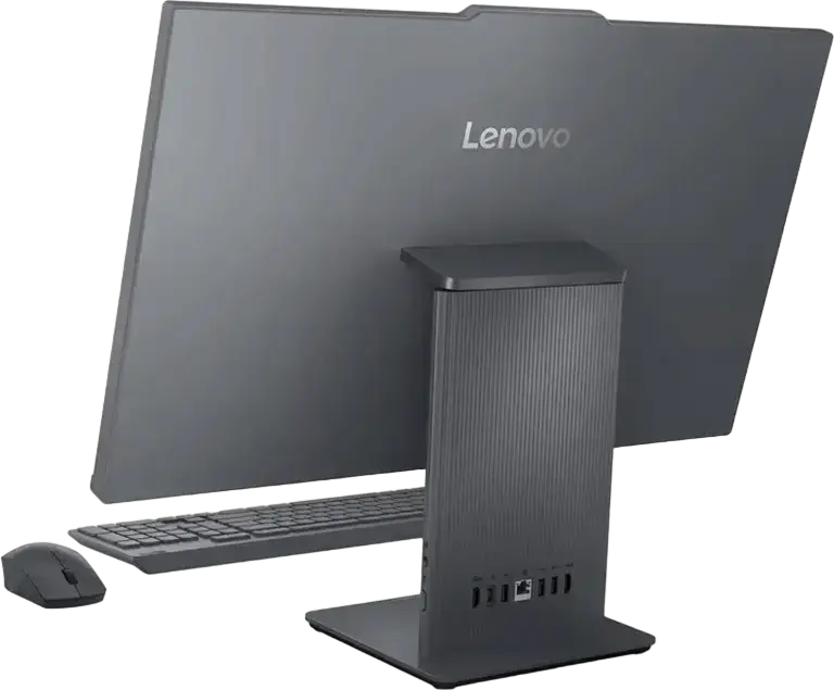 PC All-in-One Lenovo IdeaCentre AIO 3 27IRH9, Intel Core i5-13420H, 16GB RAM DDR5, SSD 512GB, Ecran 27" FHD IPS 100Hz, Luna Grey, Tastatură și Mouse incluse