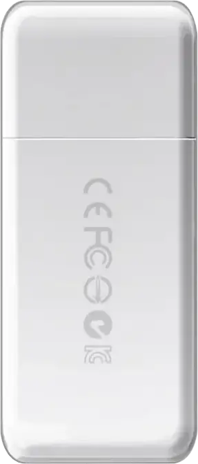 Transcend TS-RDF5 USB 3.1 Gen 1 Card Reader, SD/microSD UHS-I Support, USB Type-A Interface, Compact Memory Card Adapter with LED Indicator