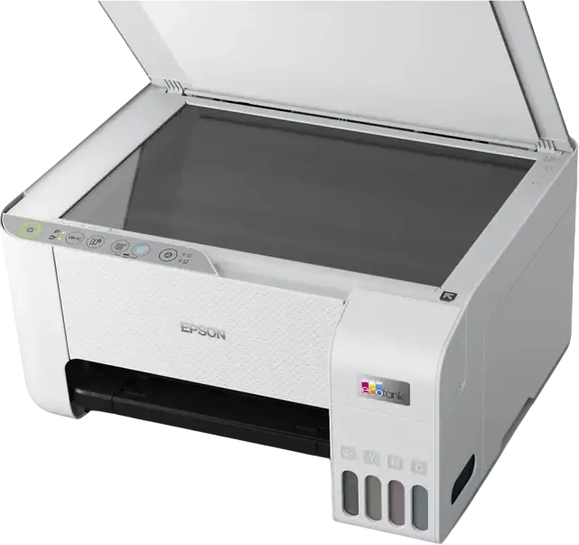 Imprimanta Multifunctionala Inkjet Epson EcoTank L3256 - Printare, Scanare, Copiere, WiFi, Wi-Fi Direct, Rezolutie 5760x1440 DPI, Albă