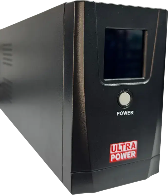 SSBUltra Power Line Interactive UPS, 650VA / 360W, CPU Controlled with 3-Step AVR, Metal Case, LCD Display, USB Connectivity, Uninterruptible Power Supply
