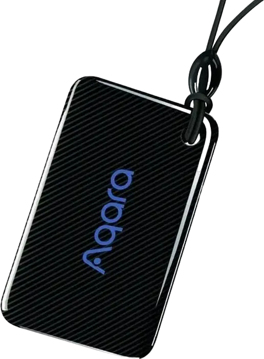 Card NFC Aqara pentru Încuietori Inteligente U50 U100 U200 U300, Acces Fără Cheie cu Orificiu pentru Cordon, 42 x 26 x 3.5 mm