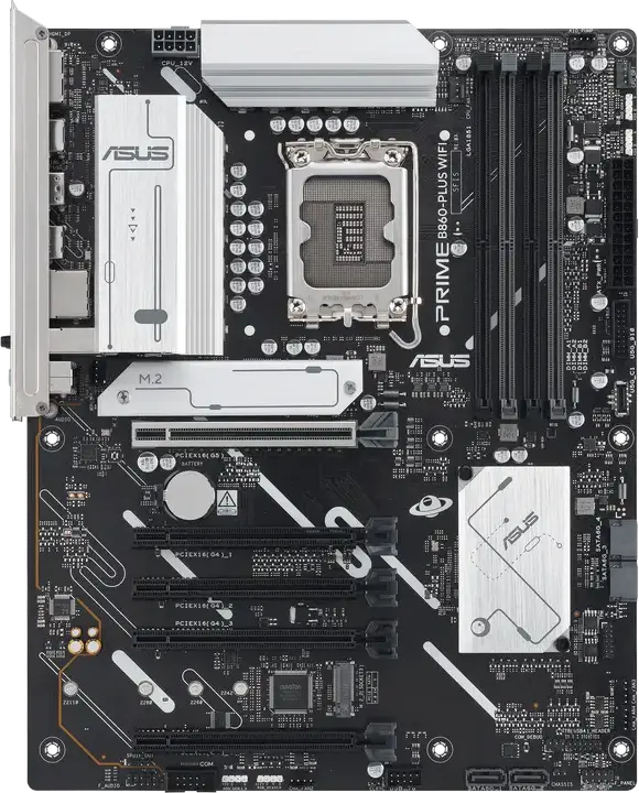 Placa de bază ASUS PRIME B860-PLUS WIFI LGA1851 Intel B860 ATX pentru Core Ultra Series 2, DDR5 8666+ MT/s, PCIe 5.0, Wi-Fi 6E, Bluetooth 5.3, Ethernet 2.5Gb