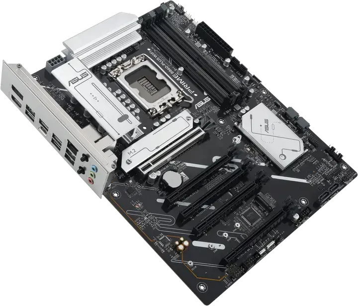 Placa de bază ASUS PRIME B860-PLUS WIFI LGA1851 Intel B860 ATX pentru Core Ultra Series 2, DDR5 8666+ MT/s, PCIe 5.0, Wi-Fi 6E, Bluetooth 5.3, Ethernet 2.5Gb