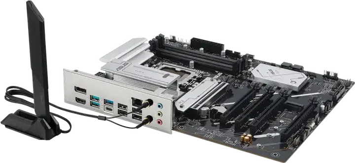Placa de bază ASUS PRIME B860-PLUS WIFI LGA1851 Intel B860 ATX pentru Core Ultra Series 2, DDR5 8666+ MT/s, PCIe 5.0, Wi-Fi 6E, Bluetooth 5.3, Ethernet 2.5Gb