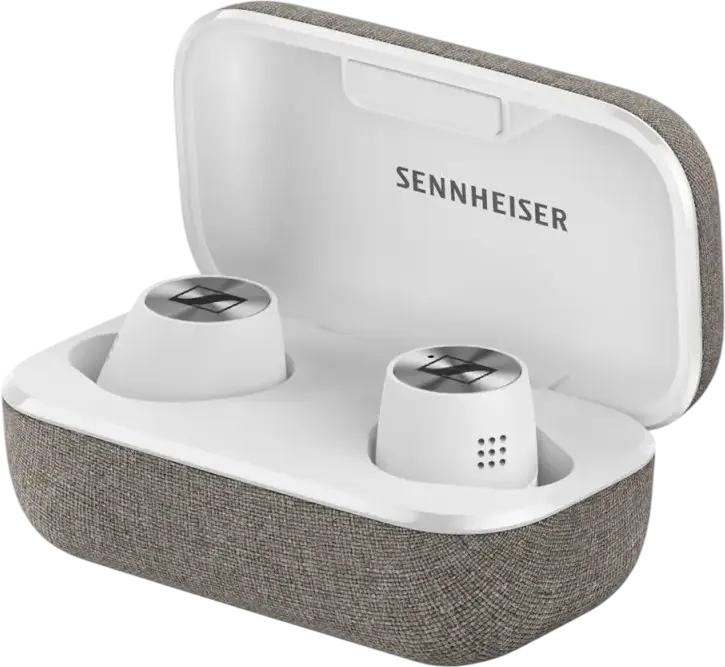 Sennheiser Momentum True Wireless 2 TWS Earbuds, Active Noise Cancellation ANC, Bluetooth 5.1, aptX, 7mm Dynamic Drivers, IPX4, White Color: White