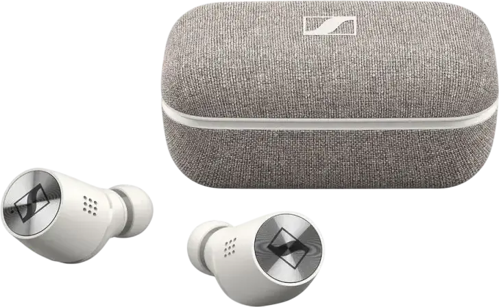 Sennheiser Momentum True Wireless 2 TWS Earbuds, Active Noise Cancellation ANC, Bluetooth 5.1, aptX, 7mm Dynamic Drivers, IPX4, White Color: White