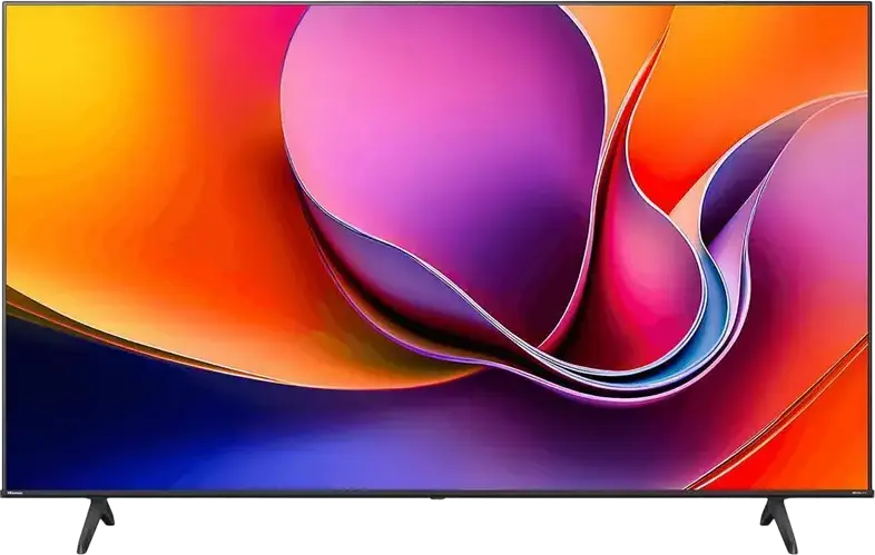 Смарт-телевизор Hisense 85A6Q 85", LED 4K UHD 3840x2160, HDR10, VIDAA U8.5, Dolby Atmos, Безрамочный дизайн, DVB-T2/S2/C, Wi-Fi, Bluetooth, Черный