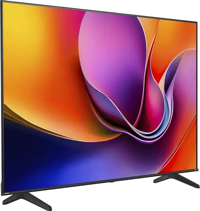 Смарт-телевизор Hisense 85A6Q 85", LED 4K UHD 3840x2160, HDR10, VIDAA U8.5, Dolby Atmos, Безрамочный дизайн, DVB-T2/S2/C, Wi-Fi, Bluetooth, Черный