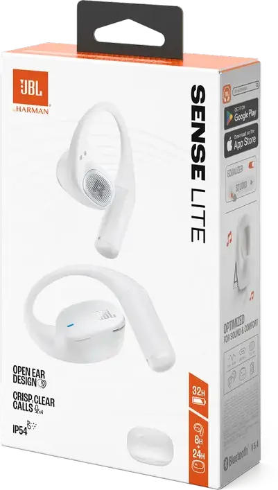 [Main] Căști JBL Sense Lite, Albastru // Căști JBL Sense Lite, Violet // Căști JBL Sense Lite, Alb // Căști JBL Sense Lite, Bej Color: White (Alb)