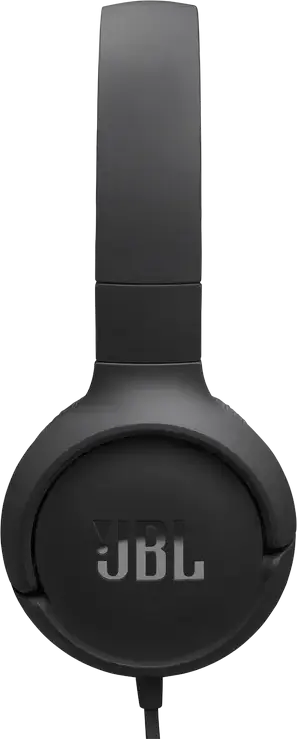 JBL Tune 520C USB-C Wired On-Ear Headphones, Black, 32mm Dynamic Drivers, JBL Pure Bass Sound, High-Resolution Audio, Foldable Design, Integrated Mic, 120cm Cable