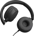 JBL Tune 520C USB-C Wired On-Ear Headphones, Black, 32mm Dynamic Drivers, JBL Pure Bass Sound, High-Resolution Audio, Foldable Design, Integrated Mic, 120cm Cable