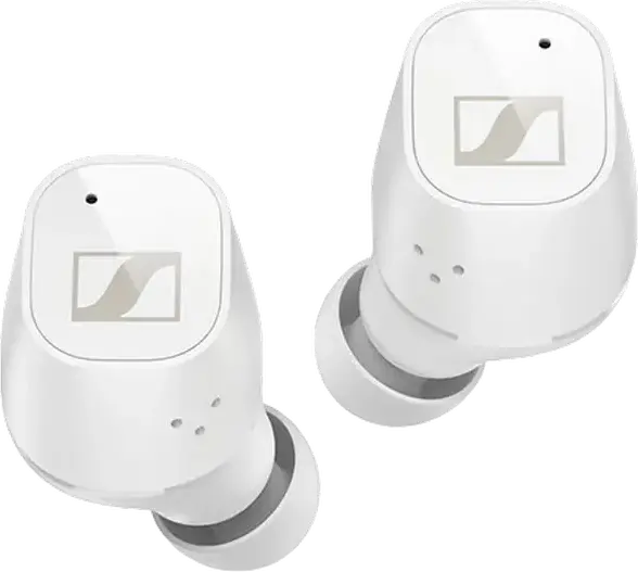 Casca Sennheiser CX Plus True Wireless In-ear, Anulare Zgomot Activ ANC, Driver Dinamic 7mm, aptX Adaptive, Bluetooth 5.2, IPX4, Alb