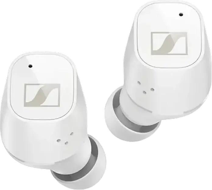 Casca Sennheiser CX Plus True Wireless In-ear, Anulare Zgomot Activ ANC, Driver Dinamic 7mm, aptX Adaptive, Bluetooth 5.2, IPX4, Alb