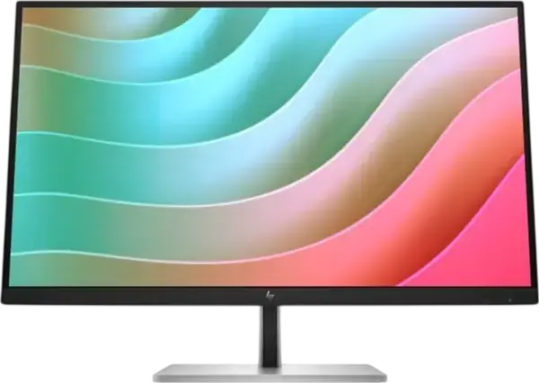 HP E27k G5 27-inch 4K UHD Monitor, IPS Panel, 3840x2160, USB-C with 65W Power Delivery, RJ45 Ethernet, HDMI, DisplayPort, Built-in Speakers, Silver