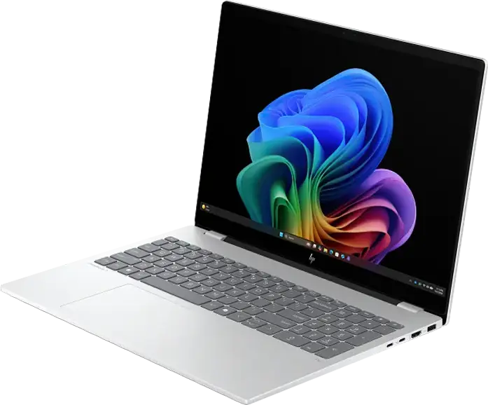 Laptop HP OmniBook 7 AI 16", Intel Core Ultra 7 356H, 24GB RAM LPDDR5X, SSD 1TB, Ecran OLED 2K Touch 120Hz, Windows 11 Home, Wi-Fi 7, Aluminiu, Glacier Silver