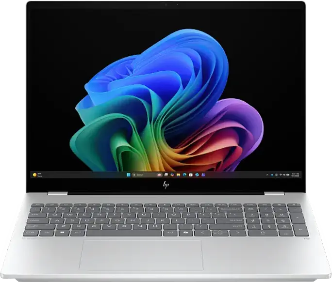 Laptop HP OmniBook 7 AI 16", Intel Core Ultra 7 356H, 24GB RAM LPDDR5X, SSD 1TB, Ecran OLED 2K Touch 120Hz, Windows 11 Home, Wi-Fi 7, Aluminiu, Glacier Silver