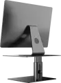 Nillkin HighDesk Adjustable Monitor Stand, High-Strength Aluminum Metal Riser, 110-180mm Height, 15kg Load Capacity, Cable Management, Black