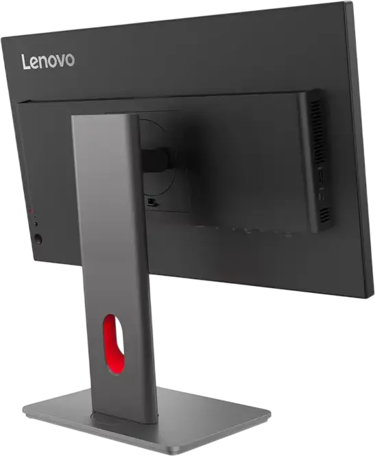 Монитор Lenovo ThinkVision P24QD-40 23.8" WQHD IPS, 2560x1440, 120Гц, USB-C PD 140Вт, KVM-переключатель, Ethernet 2.5GbE, HDR10, sRGB 99%, регулируемая подставка