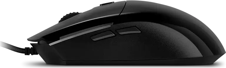SVEN RX-G800 Wired Gaming Mouse, Optical Sensor 200-7200 DPI, 6 Programmable Buttons with Macros, RGB Backlight, Braided Cable, Windows Compatible
