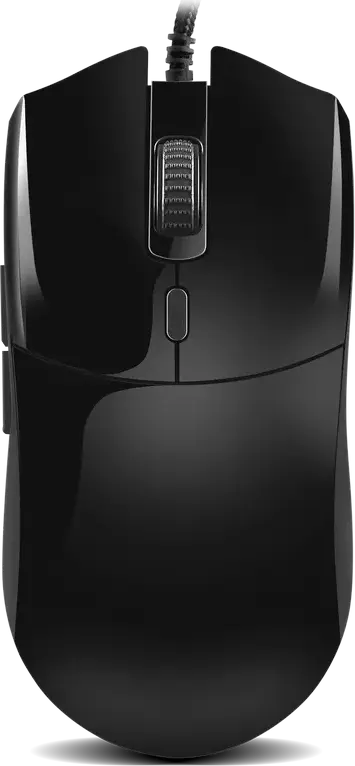 SVEN RX-G800 Wired Gaming Mouse, Optical Sensor 200-7200 DPI, 6 Programmable Buttons with Macros, RGB Backlight, Braided Cable, Windows Compatible