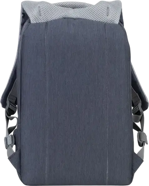 RivaCase Prater 7562 Laptop Backpack for 15.6 inch Laptops, Water-Repellent Polyester, Anti-Theft Design with Hidden Pockets, Dark Grey