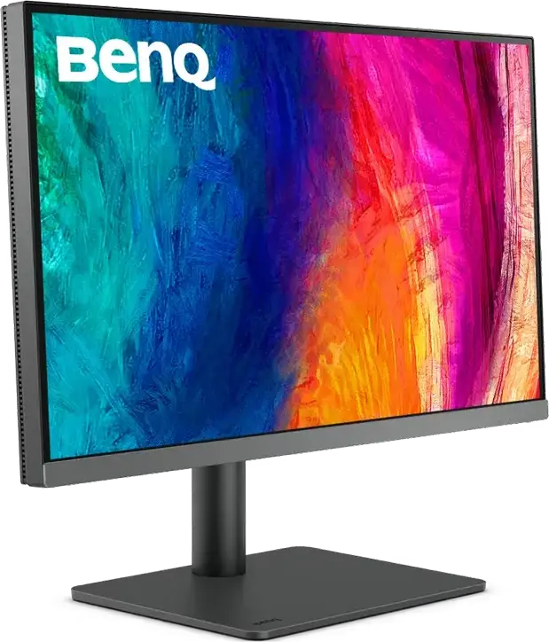 Monitor BenQ PD2706U 27 inch 4K UHD IPS, 3840x2160, HDR10, 95% P3, USB-C 90W Power Delivery, KVM Switch, Pantone Validated, Hotkey Puck G2, Gri