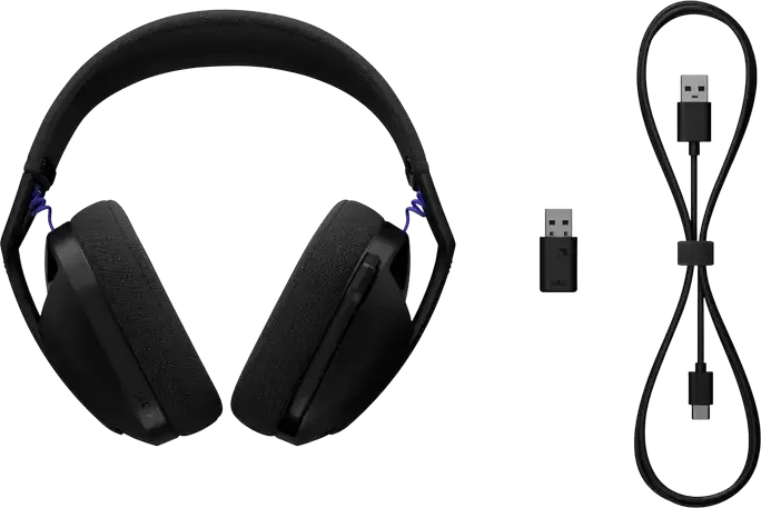 Logitech G321 Lightspeed Wireless Gaming Headset, Black, 2.4 GHz LIGHTSPEED & Bluetooth 5.2, 40mm Drivers, Flip-to-Mute Mic, 20h Battery, Over-Ear Stereo
