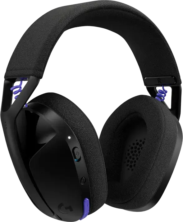 Logitech G321 Lightspeed Wireless Gaming Headset, Black, 2.4 GHz LIGHTSPEED & Bluetooth 5.2, 40mm Drivers, Flip-to-Mute Mic, 20h Battery, Over-Ear Stereo