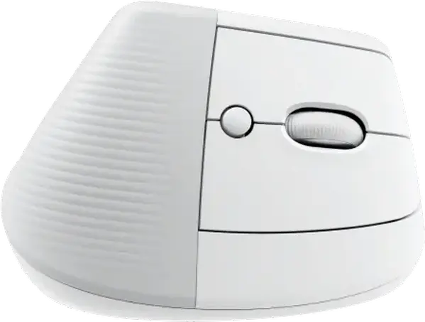 Logitech Lift Vertical Ergonomic Wireless Mouse 910-006475, Right-Handed for Small to Medium Hands, 400-4000 DPI, Bluetooth & Logi Bolt USB, Off-white