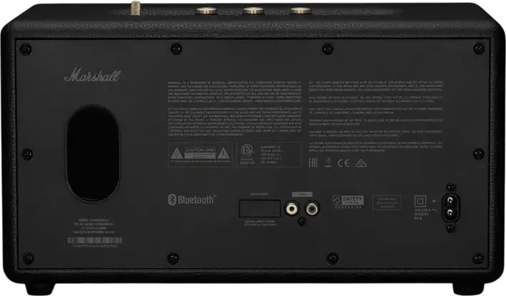 Marshall Stanmore III Bluetooth Speaker, 80W RMS 2.1 CH 3-Way Acoustic System, BT 5.2, RCA & AUX Input, 45Hz-20kHz Frequency Response, Black