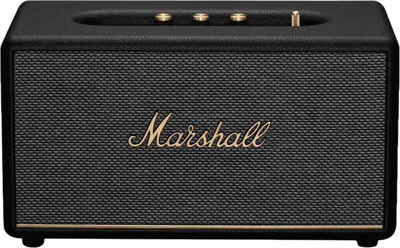 Marshall Stanmore III Bluetooth Speaker, 80W RMS 2.1 CH 3-Way Acoustic System, BT 5.2, RCA & AUX Input, 45Hz-20kHz Frequency Response, Black