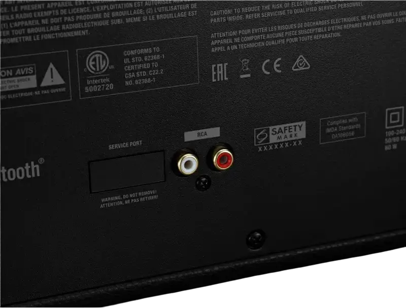 Marshall Stanmore III Bluetooth Speaker, 80W RMS 2.1 CH 3-Way Acoustic System, BT 5.2, RCA & AUX Input, 45Hz-20kHz Frequency Response, Black