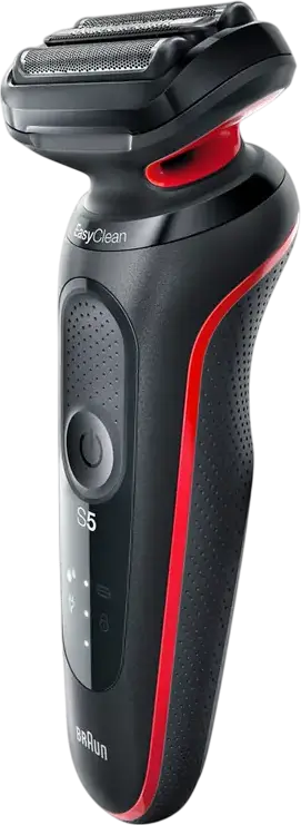 Электробритва Braun Series 5 51-R1000s сеточная, для влажного и сухого бритья, технология AutoSense, Li-Ion аккумулятор, система EasyClean, с триммером