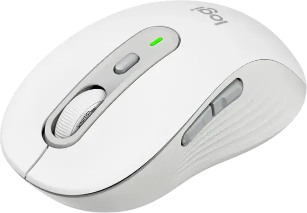Logitech Signature Slim MK950 Wireless Combo, K950 Full-Size Keyboard and M750 Mouse, Logi Bolt & Bluetooth, Multi-OS, Easy-Switch 3 Devices, Color: White