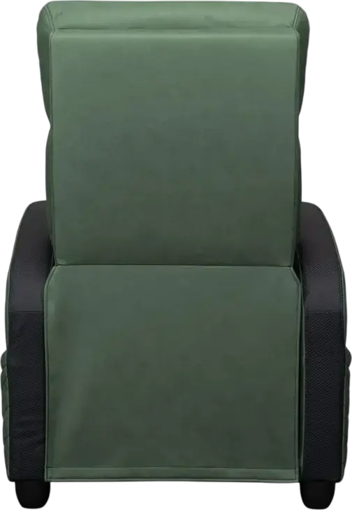 Cougar Ranger Elite CGR-RAE Gaming Sofa, Army Green, PVC Leather and Breathable Velvet, Robust Steel Frame, Reclining Function, Foldable Footrest, 135kg Capacity