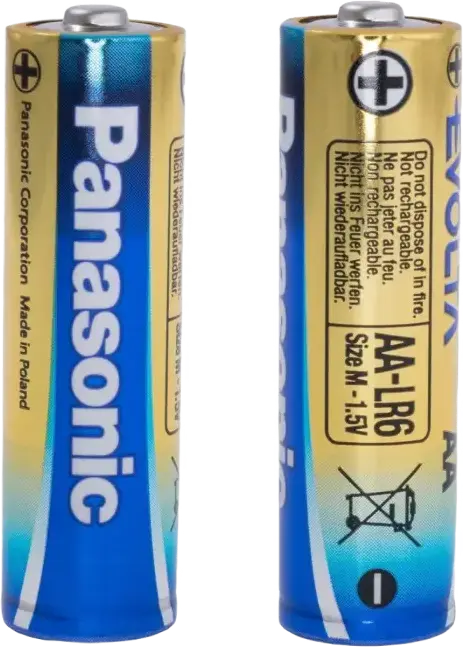 Baterii Alkaline Panasonic Evolta AA LR6EGE 1.5V, Protectie Anti-Scurgere, Valabilitate 10 Ani, Standard ANSI