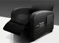 Cougar Ranger Elite CGR-RAE Gaming Sofa, Black | Orange, PVC Leather and Breathable Velvet, Robust Steel Frame, Reclining Function, Foldable Footrest, 135kg Capacity