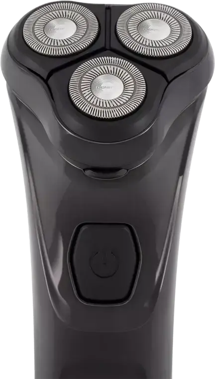 Электробритва Polaris PMR0415R роторная, 3 плавающие головки с лезвиями PRO 5, 4D контур лица, влажное и сухое бритье, триммер, аккумулятор Li-Ion, черный